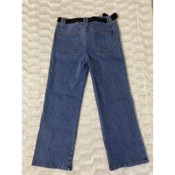 Gasoline straight Leg Stretch Blue Jeans Women's Size 30x25 Vintage NWT - Picture 4 of 12